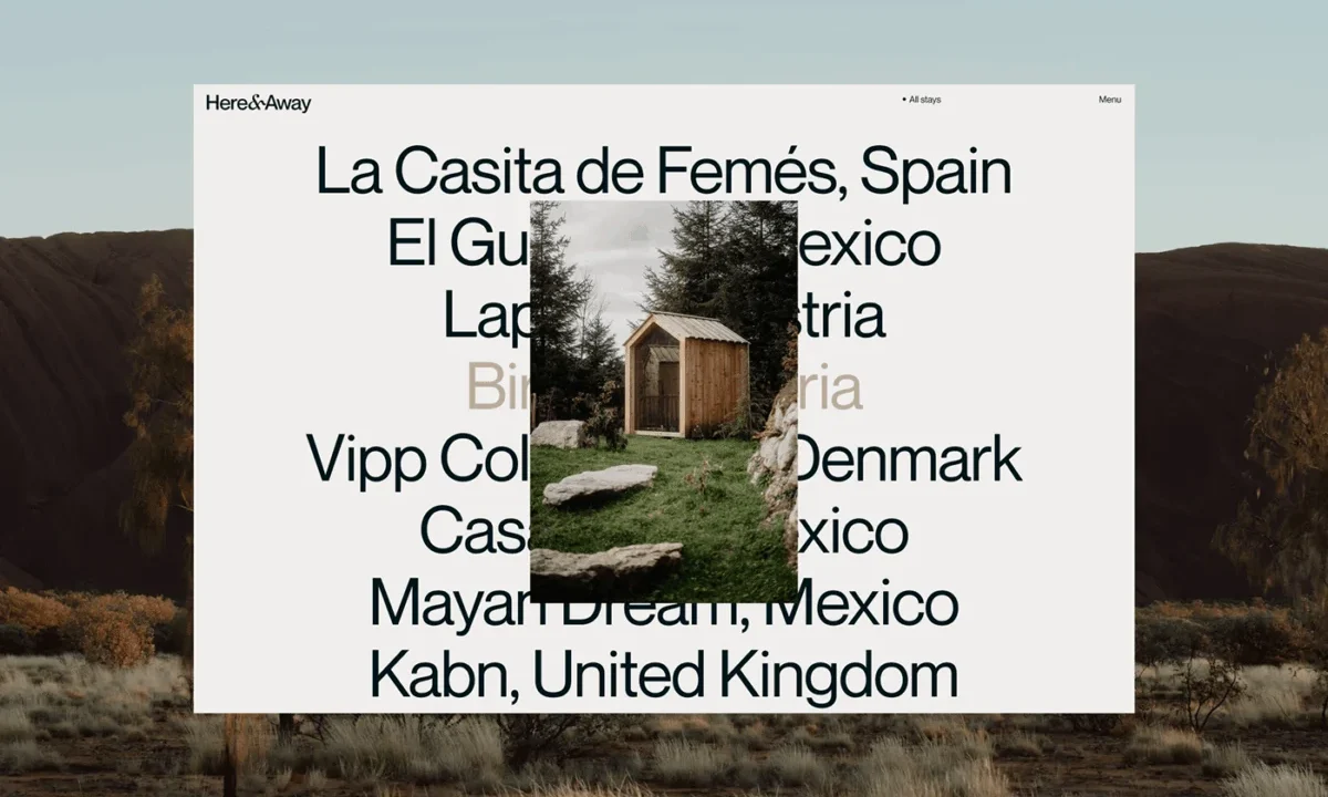 Andrea Jeličić and Duo Studio Unveil "Here & Away": A Paradigm Shift in Experiential Travel Website Design Through Editorial UI/UX