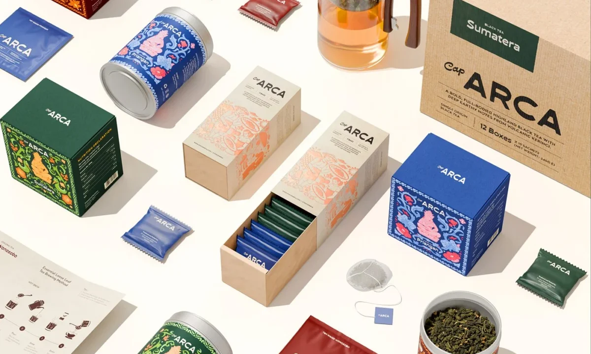 Teh Cap Arca Unveils Landmark Tea Branding Identity Celebrating Indonesian Cultural Folk Art and Heritage