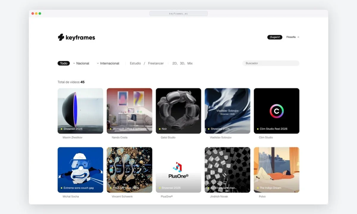 Keyframes Launches as Pioneering Curated Digital Archive and Web Design Service for Global Motion Graphics Talent, Championing Quality Over Algorithms