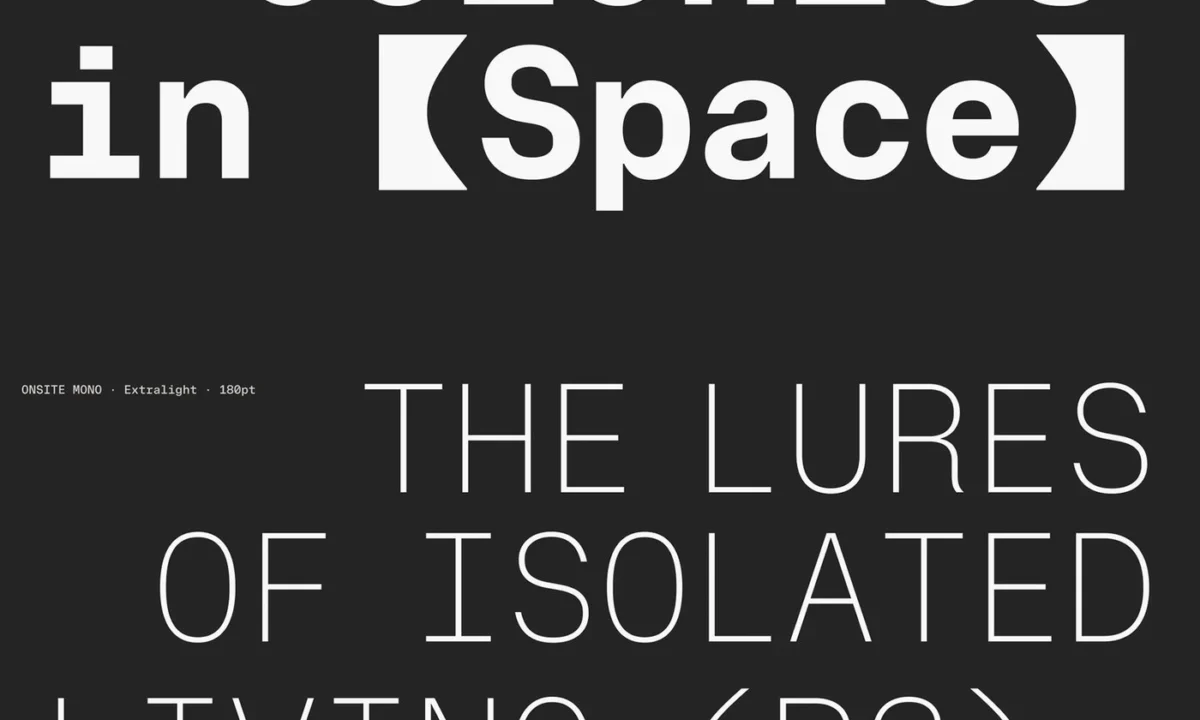 Sociotype Foundry Unveils Onsite Mono and SemiMono, Advancing Monospace Type Design with Precision and Versatility.